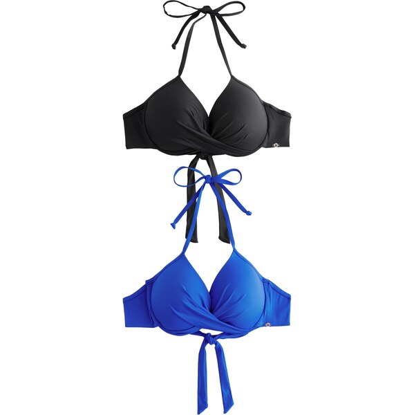 Next Bikinový top modrá / čierna 63038255