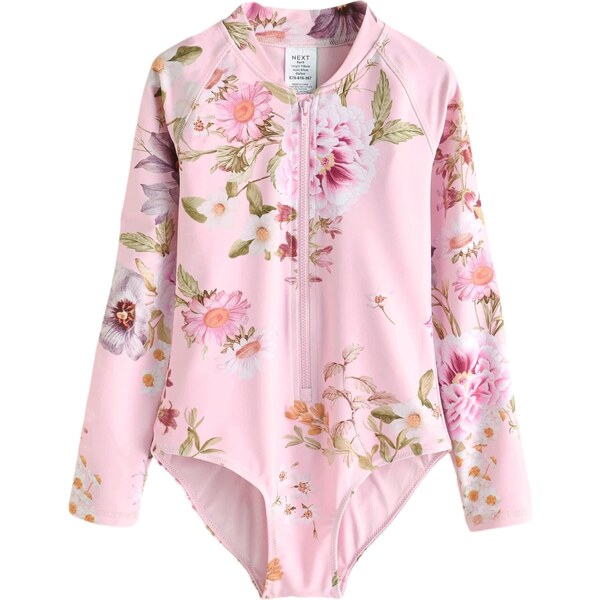 Next Jednodielne plavky zmiešané farby / ružová 62024156