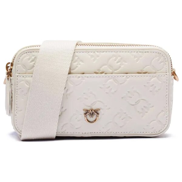 Pinko Kožená crossbody kabelka NASTRO VITEL 62022043