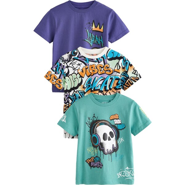 Next Tričko azúrová / fialová 63067078