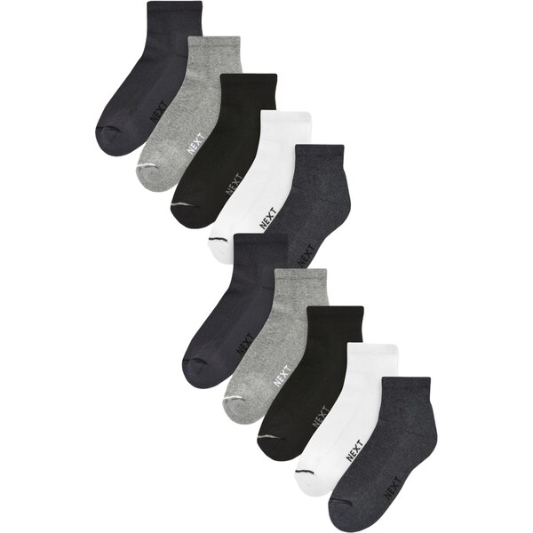 Next Ponožky svetlosivá / tmavosivá / čierna / biela 62225163