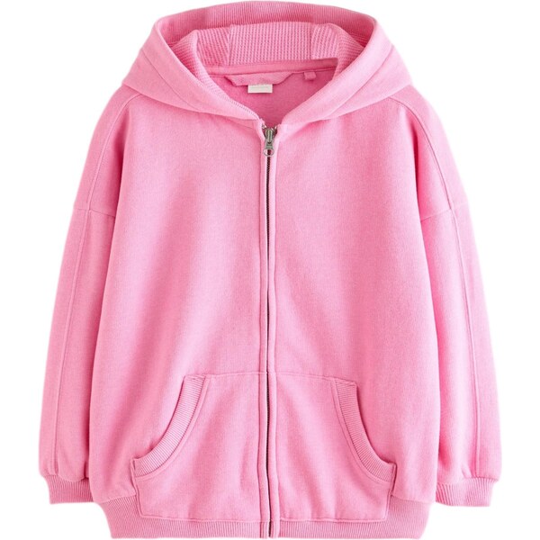 Next Tepláková bunda ružová 62563440