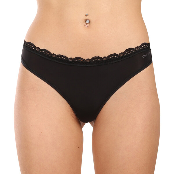 3PACK dámske tangá Calvin Klein čierná (QD5300-UB1) 62028717