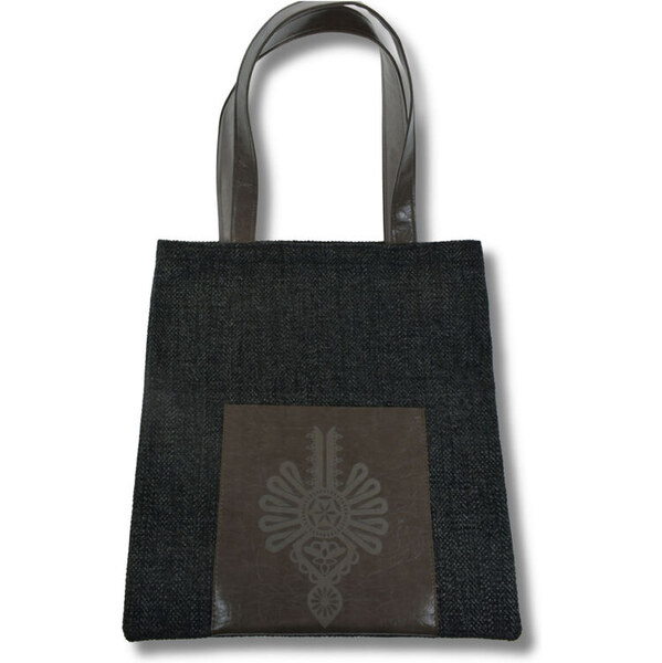 JOHN-C Dámska praktická čierno-hnedá taška LOREN 62030807