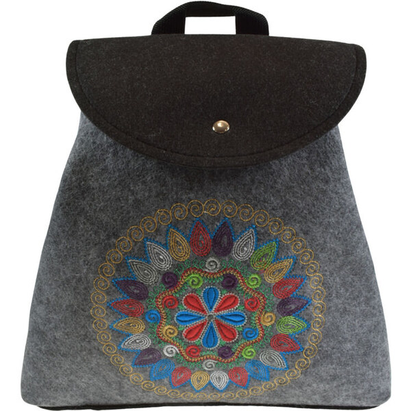JOHN-C Dámsky tradičný filcový ruksak GORAL 62030814