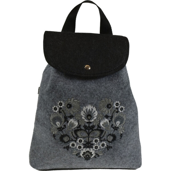 JOHN-C Dámsky tradičný filcový ruksak GORAL 62030811