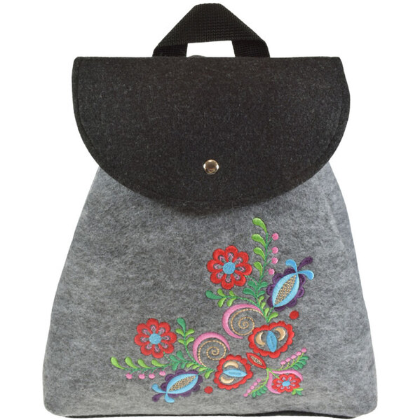 JOHN-C Dámsky tradičný filcový ruksak GORAL 62030813