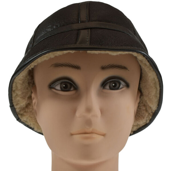 JOHN-C Pánsky kožený čierny klobúk MICHAL 62030825