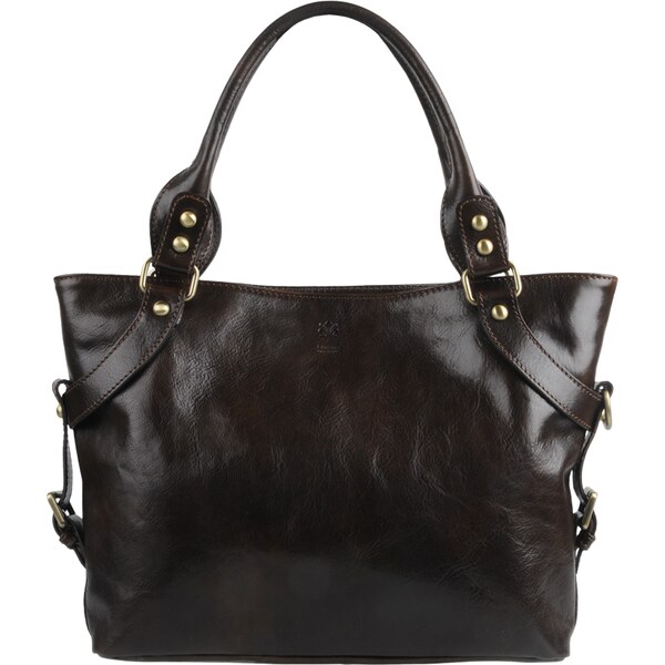 Cafe kožená talianska kabelka Nicola Cafe NovaKabelka.sk 21664266