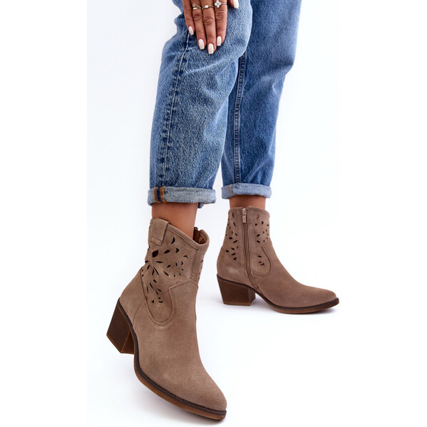 Inello Topánky na podpätku SN622-20 hnedé - Krok vo veľkom štýle 62032214