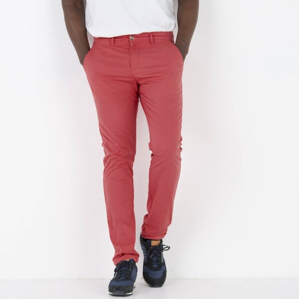 Chino nohavice zo strečového kepru a s tvarovaným pásom, špeciálne pre 62039346