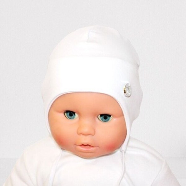 RADA Kojenecká čiapka Ela White 62040719