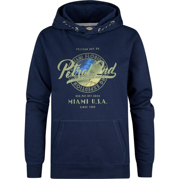 Petrol Industries Mikina Grove modrá / zmiešané farby 62044733