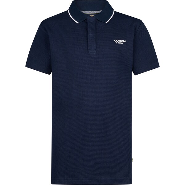 Petrol Industries Tričko Caribbean námornícka modrá / biela 62044743