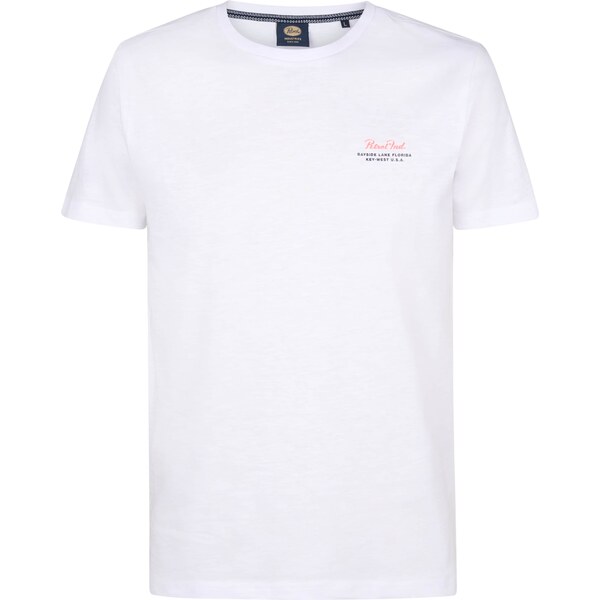 Petrol Industries Tričko Lantana svetlozelená / červená / čierna / 62044744