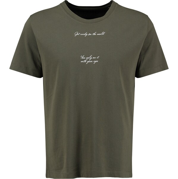 Key Largo Tričko Postcard svetlomodrá / olivová / lososová / biela 62044970