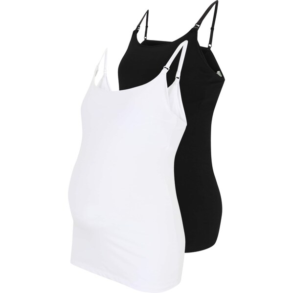 Lindex Maternity Top čierna / biela 62045069