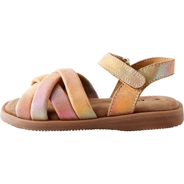 Next Sandále sivá / svetlofialová / tmavooranžová 65874718