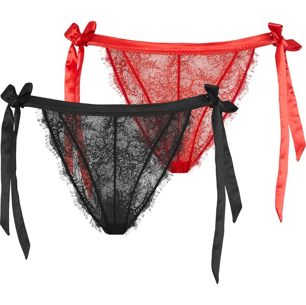 LSCN by LASCANA Nohavičky červená / čierna 63156496