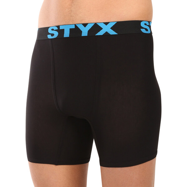 Pánske boxerky Styx long športová guma čierne (UN3960) 65480908