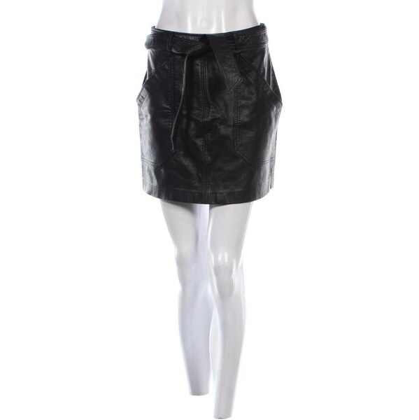 Kožená sukňa Stradivarius 62050469