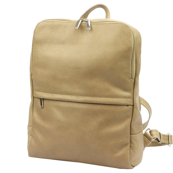 Dámsky kožený batoh Luka béžový (KZ55687) 11l 62178640