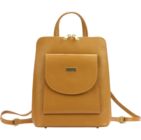 Dámsky kožený batoh MiaMore hnedý (KZ43225) 6l 62178701