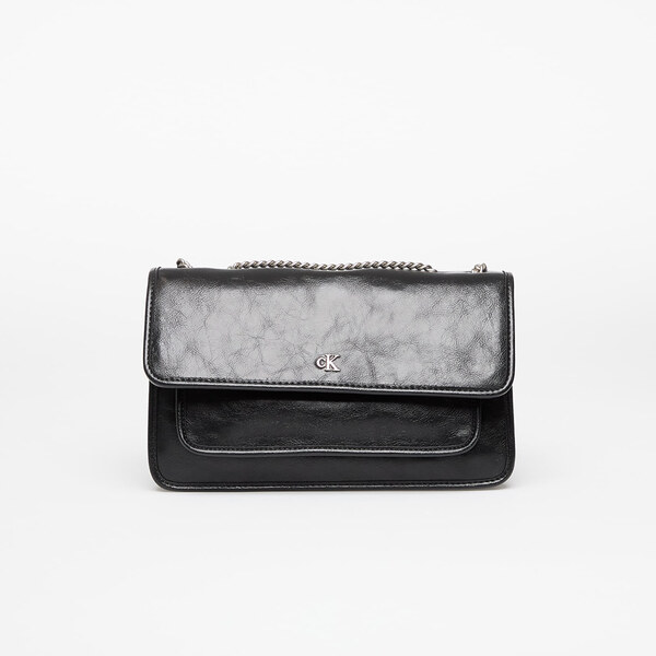 Kabelka Calvin Klein Jeans Chain Flap Bag Black Universal 62054615