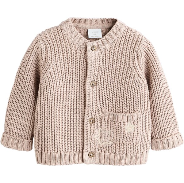 Next Kardigán brokátová / šedobiela 62115529