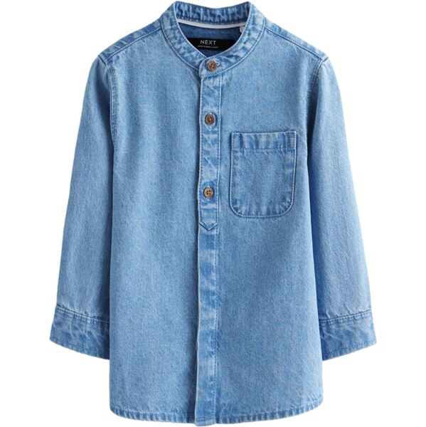 Next Košeľa modrá denim 62061114
