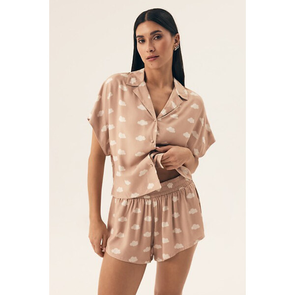 Henderson Ladies Dámske pyžamo krátke na gombíky Henderson Nubes, 62064994