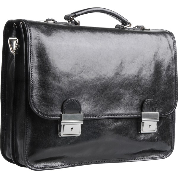 Kožená aktovka Furseo Nero čierna NovaKabelka.sk 854467