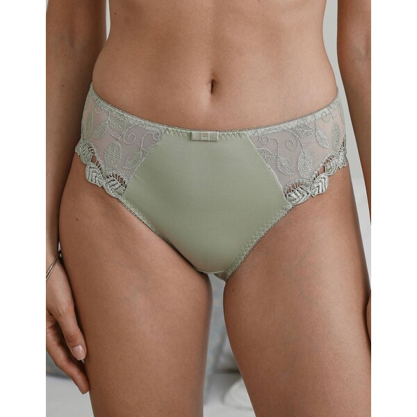 Súprava 2 nohavičiek Coria z mikrovlákna a čipky lipová 036 62067911