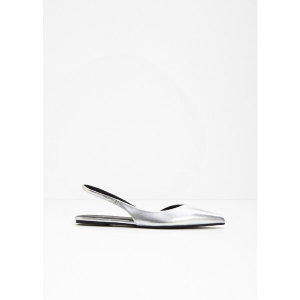 bonprix Baleríny Sling, farba strieborná 50902180