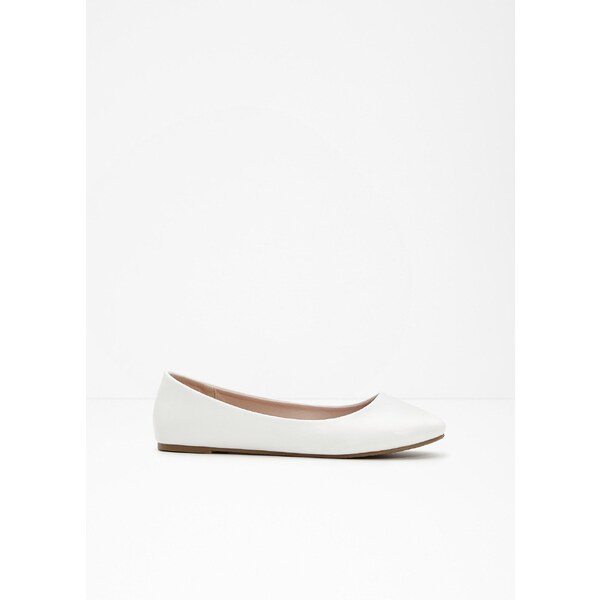 bonprix Baleríny, farba biela 44741582
