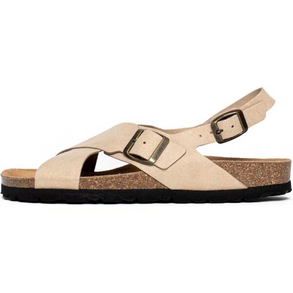 Bayton Remienkové sandále Cantabrie svetlobéžová / čierna 63134627