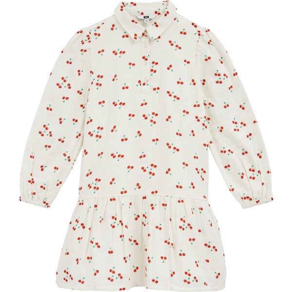 WE Fashion Šaty zelená / červená / šedobiela 63151337