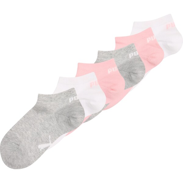 PUMA Ponožky sivá melírovaná / ružová / biela 62091753