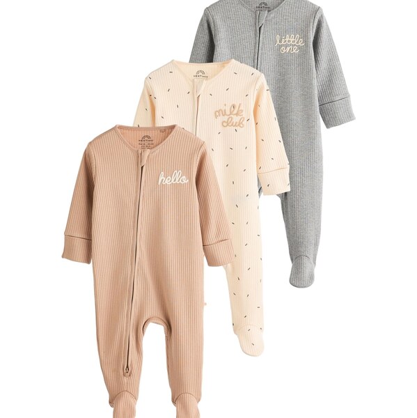 Next Pyžamo béžová / krémová / sivá 62072534