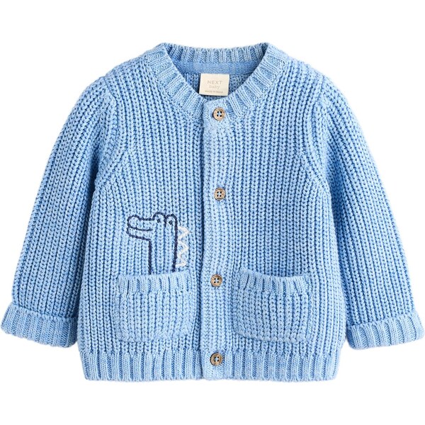 Next Kardigán modrá / čierna / biela 63152673