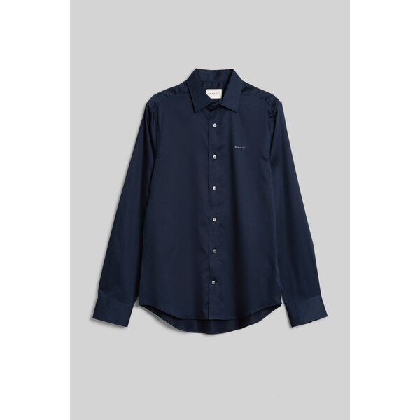 KOŠEĽA GANT SLIM SATEEN SHIRT EVENING BLUE 64936697