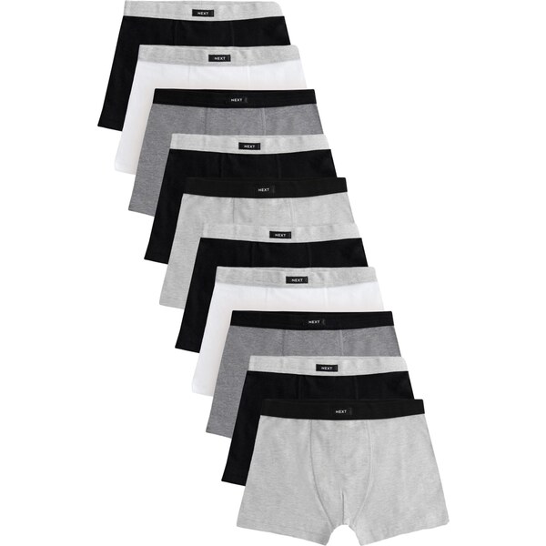 Next Nohavičky sivá melírovaná / čierna / biela 62091616