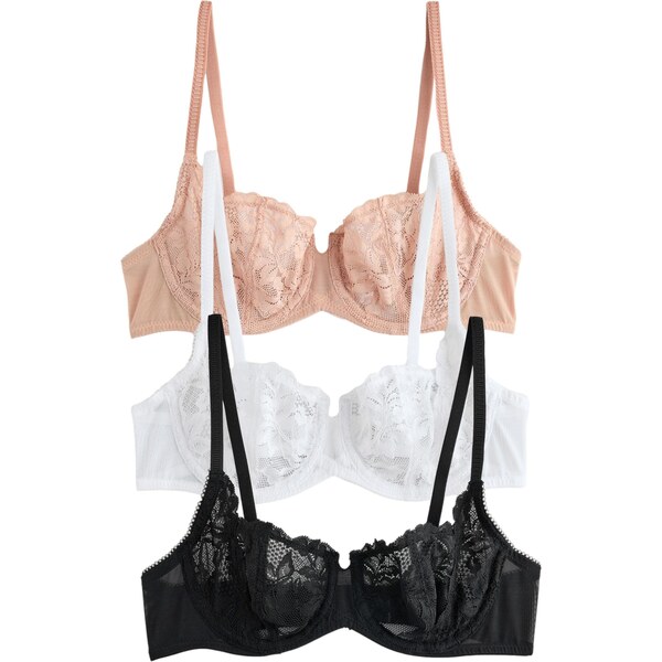 Next Podprsenka staroružová / čierna / biela 62225618