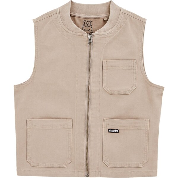 WE Fashion Vesta svetlohnedá 62091533