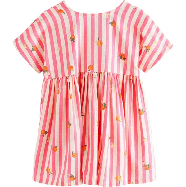 Next Šaty oranžová / ružová / biela 62463402