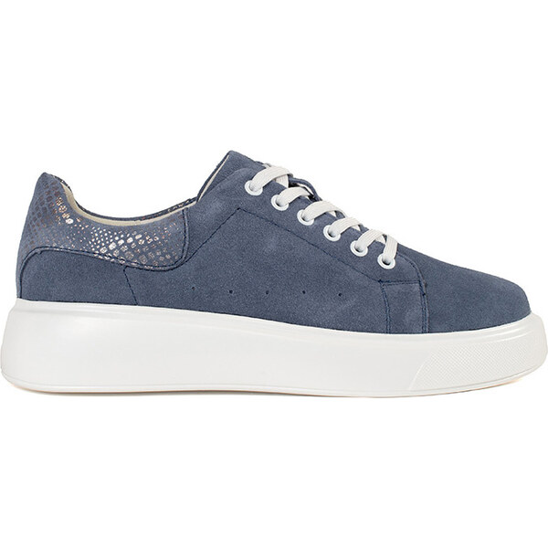 Goodin Modré kožené sneakersy na hrubej podrážke GD-RS2008JEA 62110487