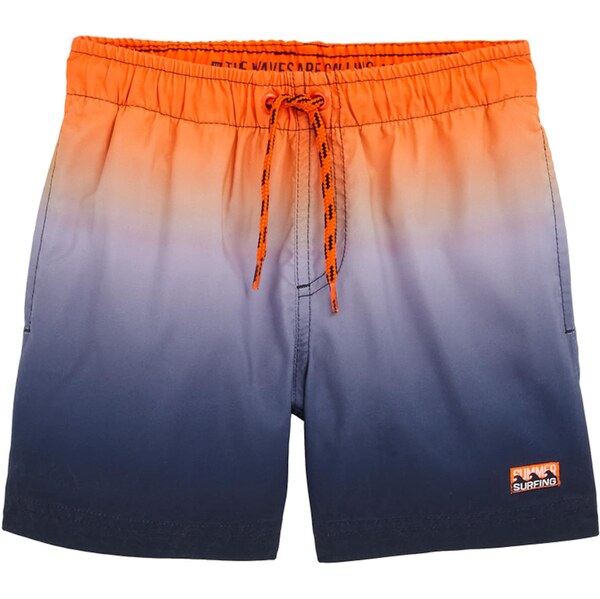 WE Fashion Plavecké šortky opálová / tmavomodrá / neónovo oranžová 62297879