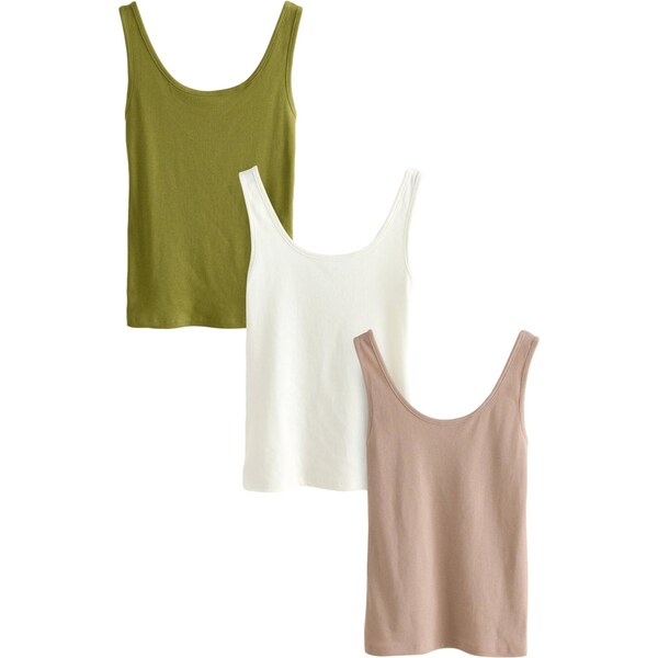 Next Top tmavobéžová / kiwi / biela 65874608