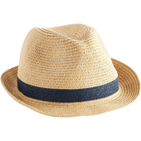 Next Klobúk béžová / námornícka modrá 62133994