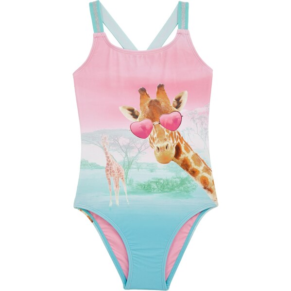 WE Fashion Jednodielne plavky vodová / pueblo / svetlozelená / ružová 62433830